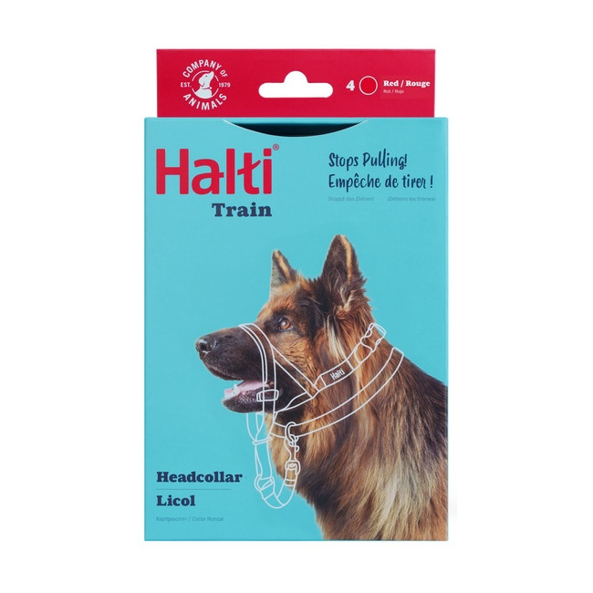 Halti Kantarek - obroża uzdowa rozmiar 4 czerwona