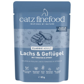 Catz Finefood Classic Łosoś i drób (N.05) saszetka 85g