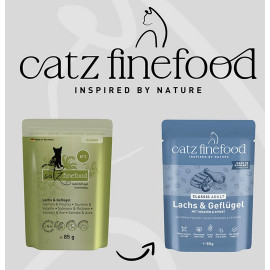 Catz Finefood Classic Łosoś i drób (N.05) saszetka 85g