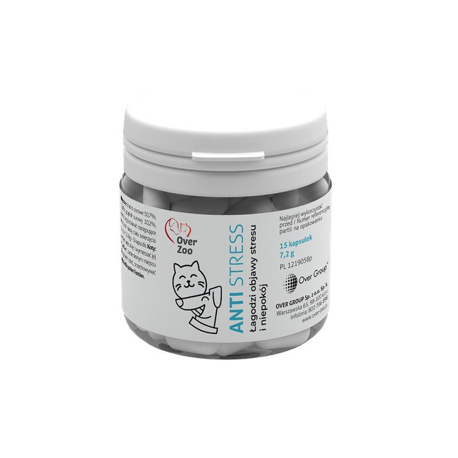 Over Zoo Anti Stress dla psa i kota kapsułki 15szt.