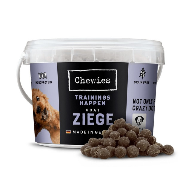 Chewies Trainings-Happen Koza monobiałkowe, bezzbożowe wiaderko 300g