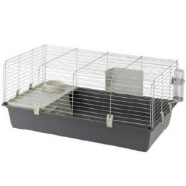 Ferplast Klatka Rabbit 100 szara [57052370]