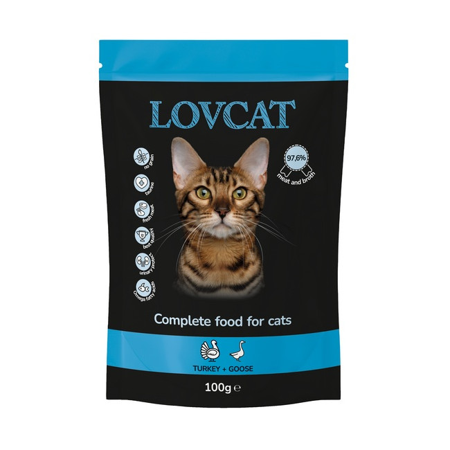 Lovcat Best Turkey & Goose saszetka 100g