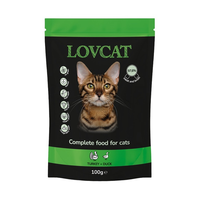 Lovcat Best Turkey & Duck saszetka 100g