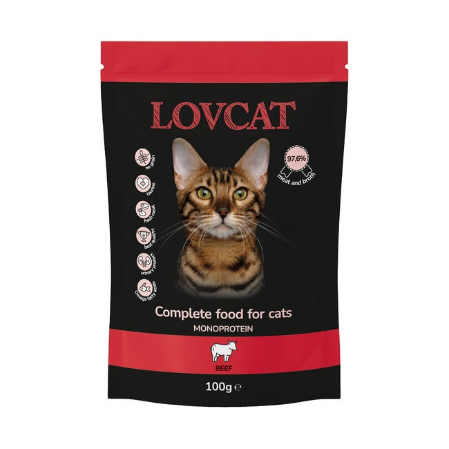 Lovcat Pure Beef saszetka 100g