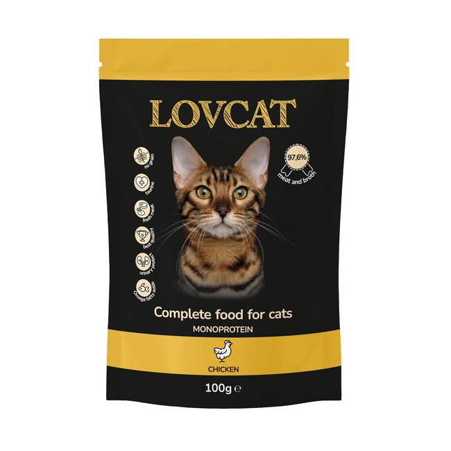 Lovcat Pure Chicken saszetka 100g