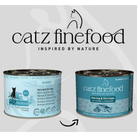Catz Finefood Classic N.13 Śledź i Krewetki puszka 200g