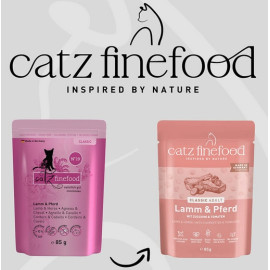 Catz Finefood Classic N.19 Jagnięcina i Konina saszetka 85g