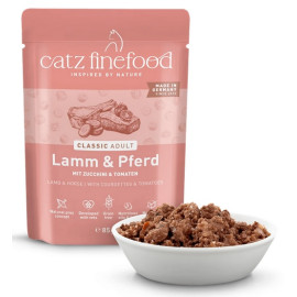 Catz Finefood Classic N.19 Jagnięcina i Konina saszetka 85g