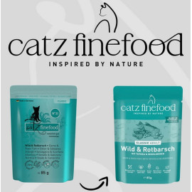 Catz Finefood Classic N.21 Dziczyzna i Karmazyn saszetka 85g