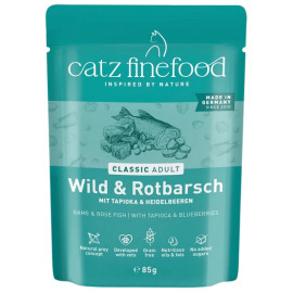 Catz Finefood Classic N.21 Dziczyzna i Karmazyn saszetka 85g