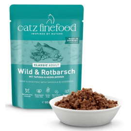 Catz Finefood Classic N.21 Dziczyzna i Karmazyn saszetka 85g