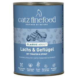 Catz Finefood Classic N.05 Łosoś i drób puszka 400g