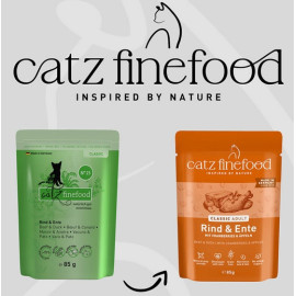 Catz Finefood Classic N.23 Wołowina i Kaczka saszetka 85g
