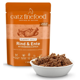Catz Finefood Classic N.23 Wołowina i Kaczka saszetka 85g