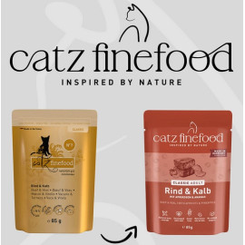 Catz Finefood Classic N.07 Wołowina i cielęcina saszetka 85g