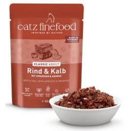Catz Finefood Classic N.07 Wołowina i cielęcina saszetka 85g