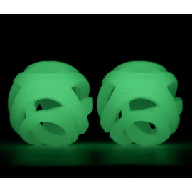Chuckit! Max Glow Air Fetch Ball Small 2pak [36188]