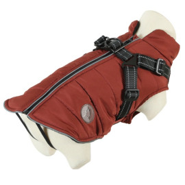 Zolux Kurtka puchowa z szelkami dla psa R.40 ceglasta