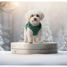 Zolux Kurtka puchowa z szelkami dla psa R.40 niebieska