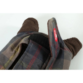 Zolux Kurtka w kratę dla psa Cheverny R.50 brązowa