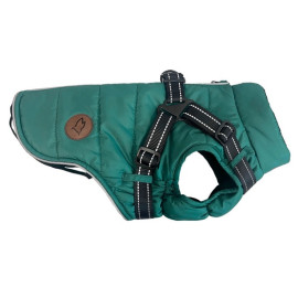 Zolux Kurtka puchowa z szelkami dla psa R.35 niebieska