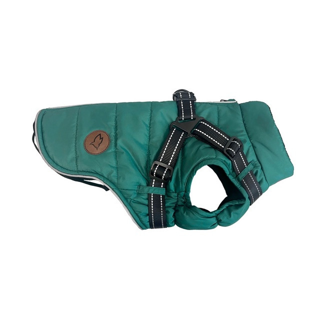 Zolux Kurtka puchowa z szelkami dla psa R.30 niebieska