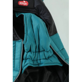 Zolux Kurtka puchowa z szelkami dla psa R.30 niebieska