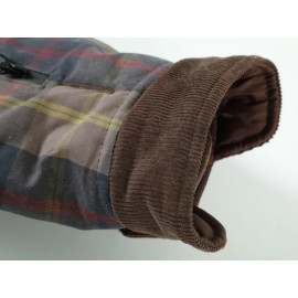 Zolux Kurtka w kratę dla psa Cheverny R.40 brązowa