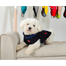 Zolux Ciepła bluza dla psa Bouclette R.35 granatowa