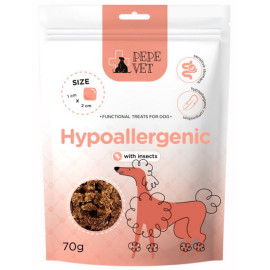 Paka Zwierzaka PEPE VET Przysmak funkcjonalny Hypoallergenic Insect 70g