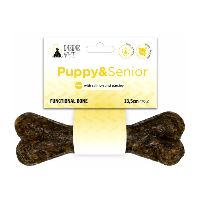 Paka Zwierzaka PEPE VET Kość funkcjonalna Puppy & Senior 13,5cm