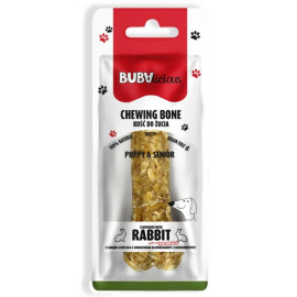 BUBAlicious Kość Puppy & Senior z królikiem oraz dodatkiem glukozaminy i chondroityny - wsparcie stawów 17cm [3717]