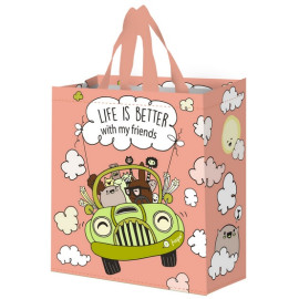 Torba Wesoły Samochodzik 14L brzoskwiniowy