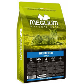 Meglium Cat Adult Neutered Trout 10kg