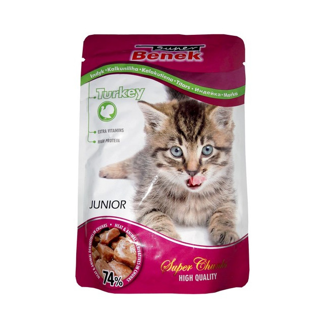 Super Benek saszetka Junior indyk w sosie 100g
