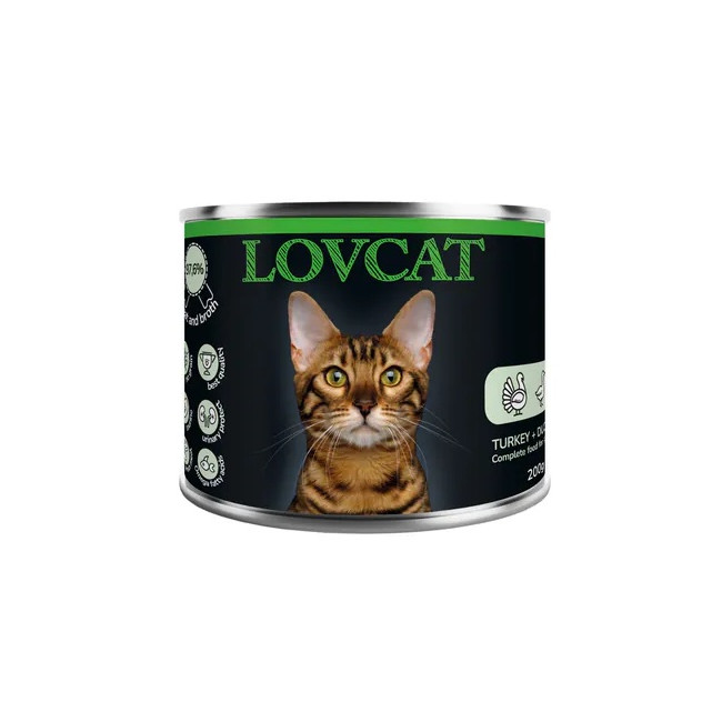 Lovcat Best Turkey & Duck puszka 200g