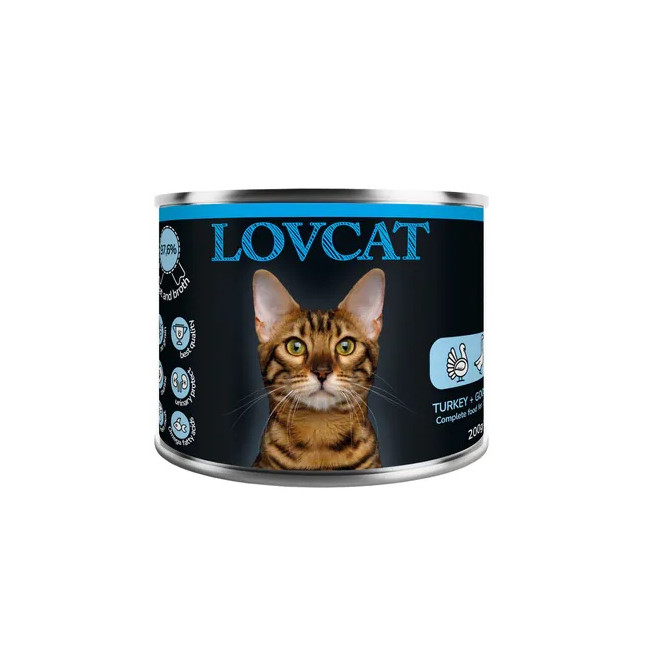 Lovcat Best Turkey & Goose puszka 200g