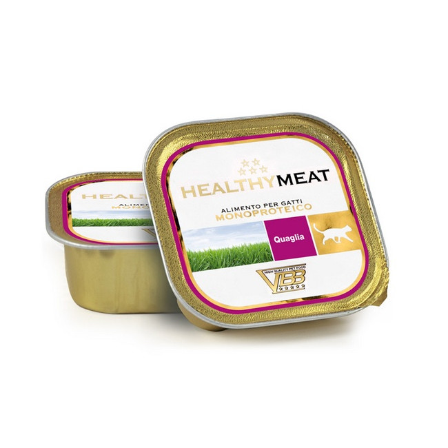 Healthy Meat Kot Mono Przepiórka tacka 90g