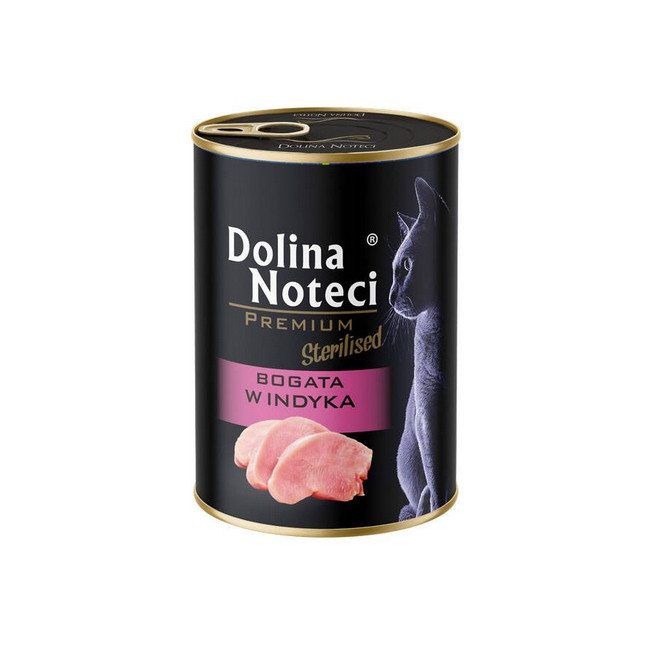 Dolina Noteci Premium Kot Sterilised Bogata w indyka puszka 400g