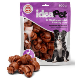 IdeaPet Miękkie węzełki z kaczką 5cm 500g