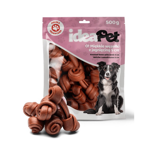 IdeaPet Miękkie węzełki z jagnieciną 5cm 500g
