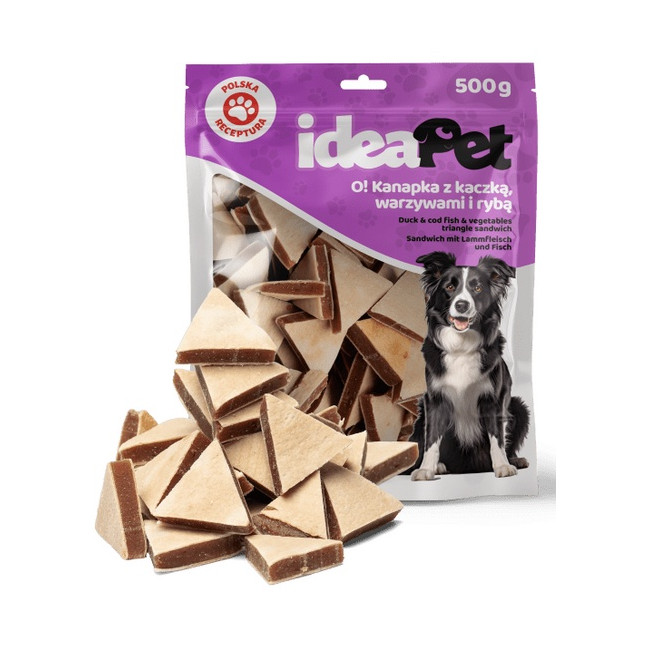 IdeaPet Kanapka z kaczką, warzywami i rybą 500g