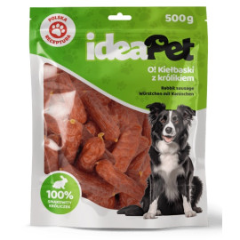 IdeaPet Kiełbaski z królikiem 500g
