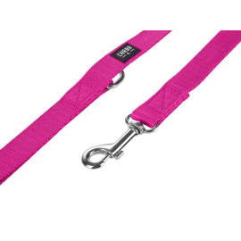 CHABA Smycz taśma S 10mm fuksja