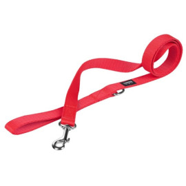 CHABA Smycz taśma M 16mm czerwona