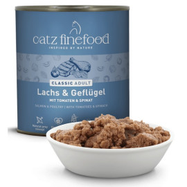 Catz Finefood Classic N.05 Łosoś i drób puszka 800g