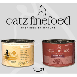 Catz Finefood Classic N.07 Wołowina i cielęcina puszka 200g