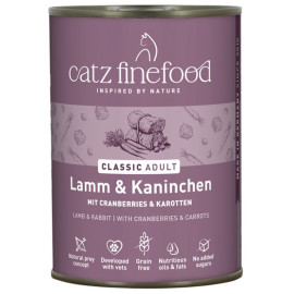 Catz Finefood Classic N.11 Jagnięcina i Królik puszka 400g