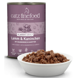 Catz Finefood Classic N.11 Jagnięcina i Królik puszka 400g